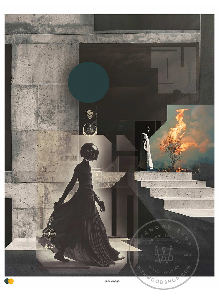 Black Voyager II - 11"x14" Limited edition Kodak photographic paper prints - Wynwood Shop