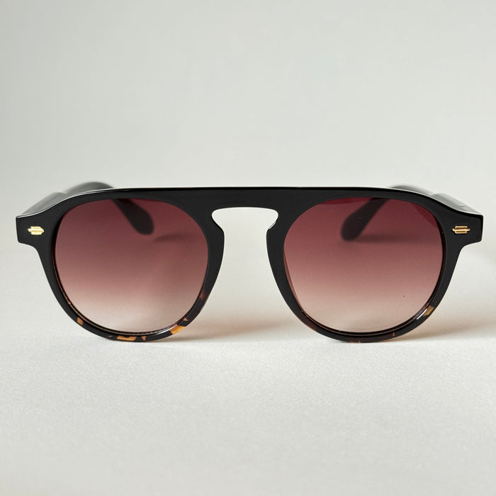 The Hudson Brown Degradé Lens Sunglasses - Wynwood Shop