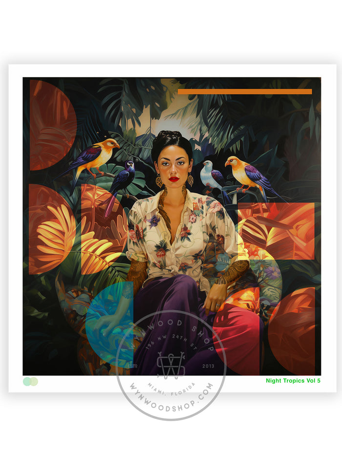 Night Tropics Vol. 5 - 12"x12" - Wynwood Shop
