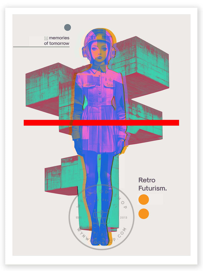 Retro Futurism - 24"x18" Limited edition photographic print - Wynwood Shop