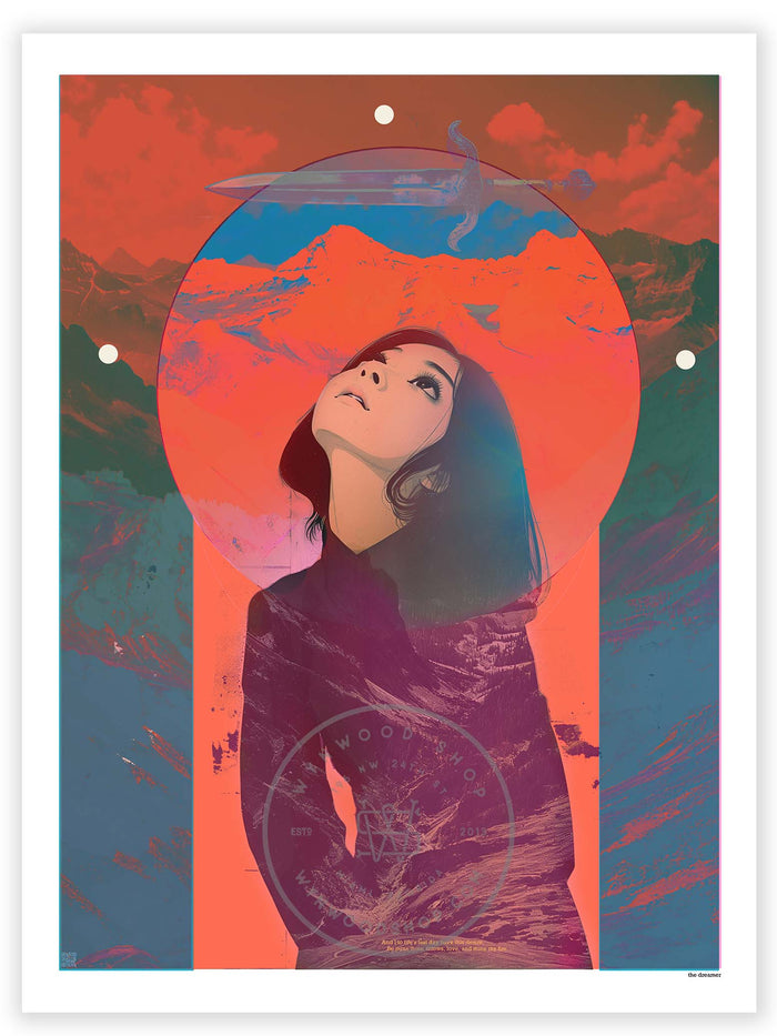 The Dreamer - 24"x18" Limited edition print - Wynwood Shop