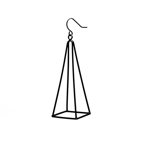 Black Pyramid Earrings - Wynwood Shop