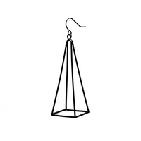 Black Pyramid Earrings - Wynwood Shop