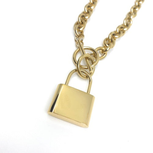 Gold Lock Necklace Gold Padlock Necklace Lock Jewelry -  Israel