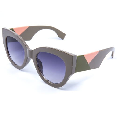 Atomic Fancy Cat-Eyed Mirrored Sunglasses from Wynwood Shop