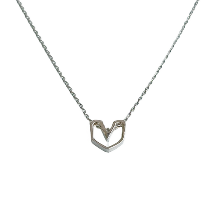 Dainty Silver 925 Heart Necklace - Mother's Day - Wynwood Shop