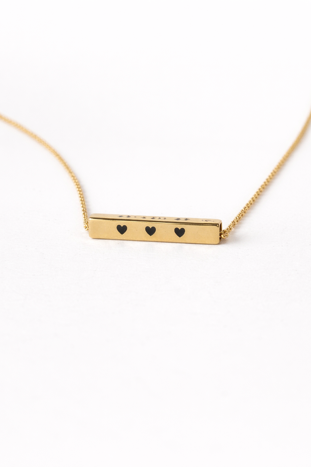 Teacher Personalized Necklace Gold Bar | Appreciation Gift | Jewelry | Teach Love Inspire | Mentor Gift - Wynwood Shop