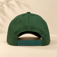 Atlantic Surfing Society Green Snapback Cap