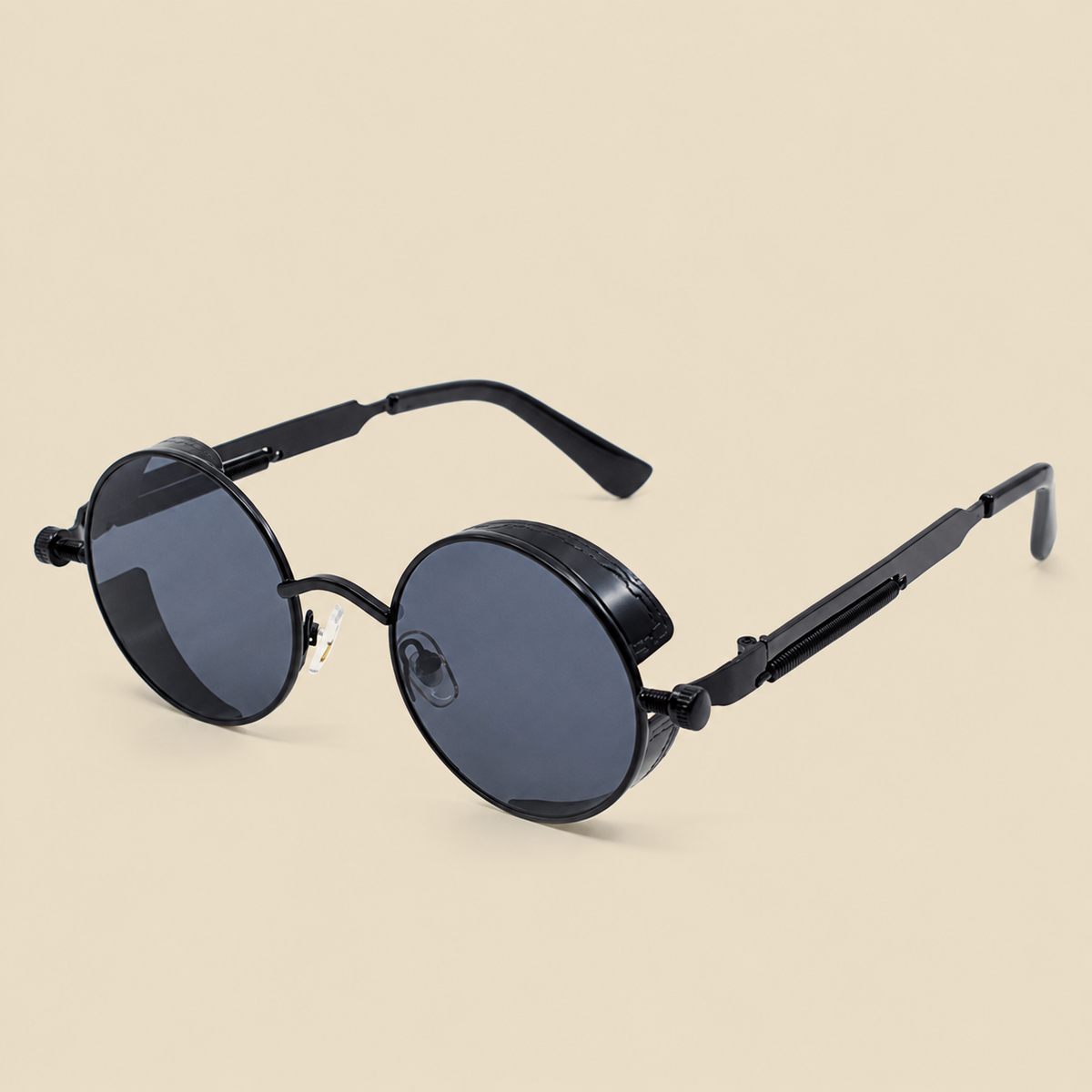 Gafas de sol redondas estilo steampunk