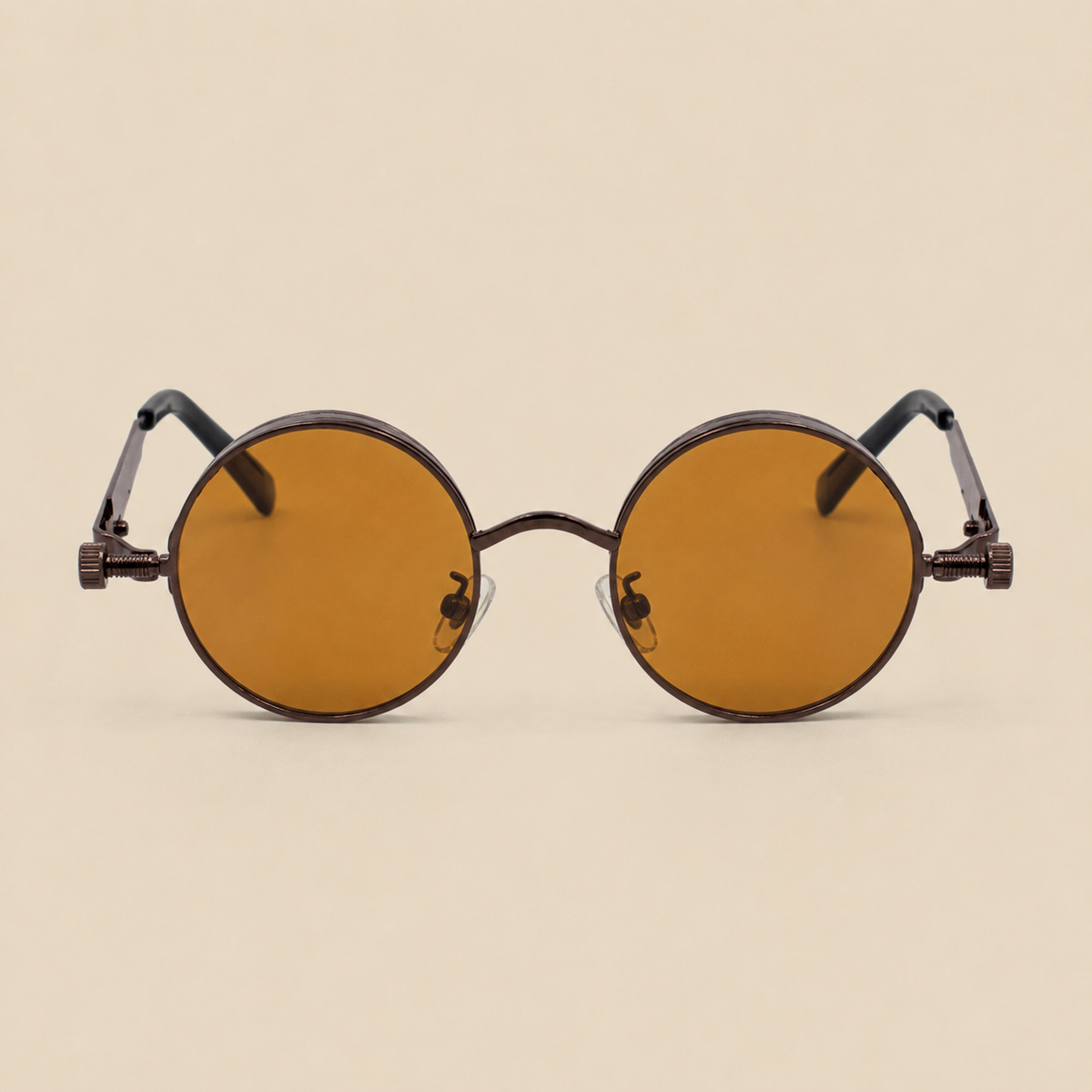 Gafas de sol redondas estilo steampunk