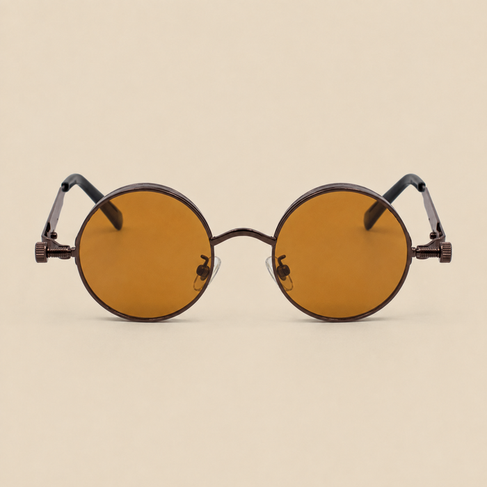 Gafas de sol redondas estilo steampunk