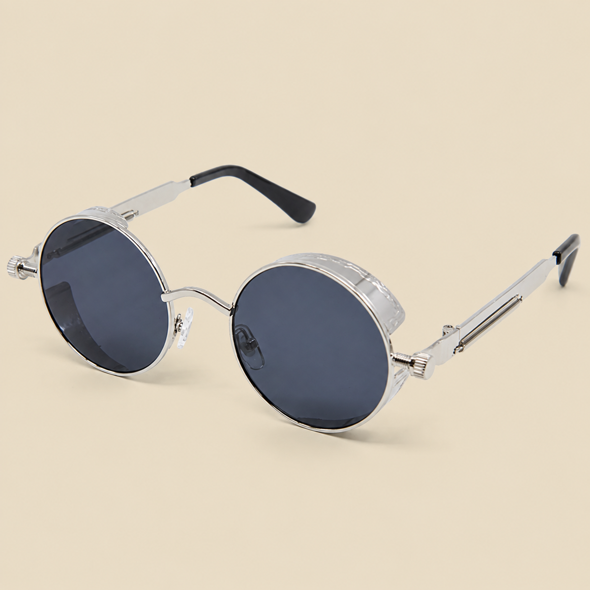 Lunettes de soleil rondes Steampunk
