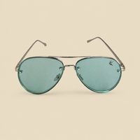 The Aviator Green Sunglasses