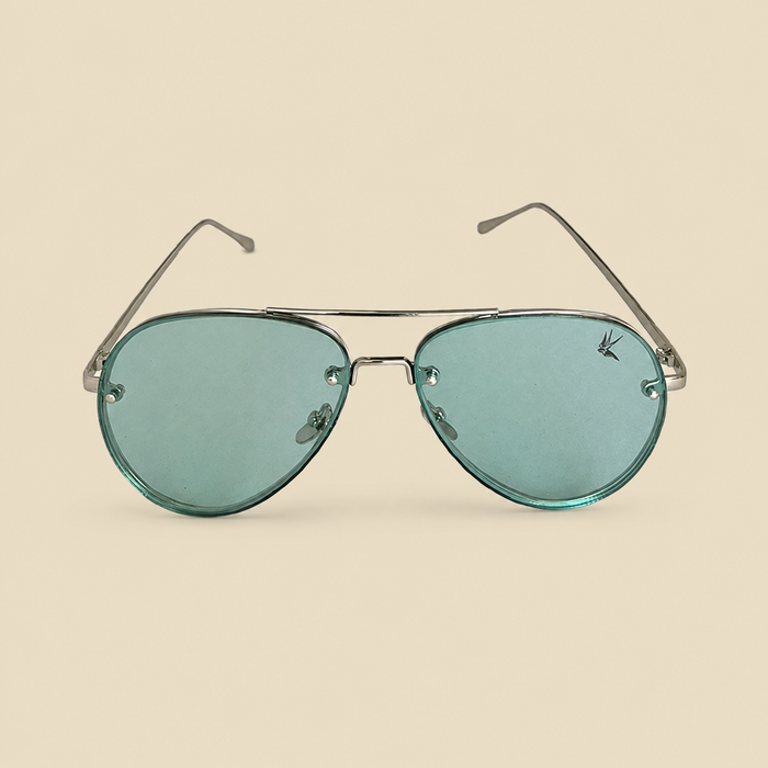The Aviator Green Sunglasses