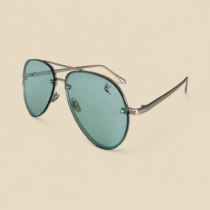 The Aviator Green Sunglasses
