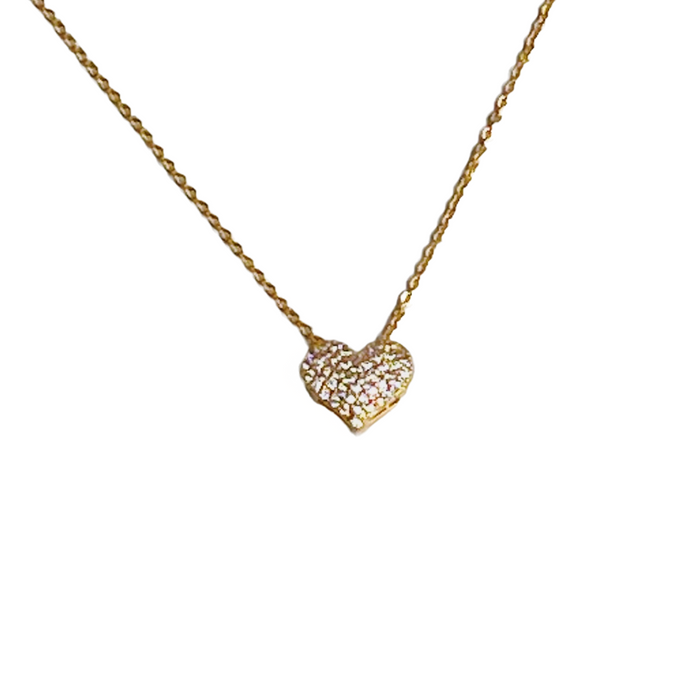 Dainty Zirconia Heart Necklace - Mother's Day - Wynwood Shop
