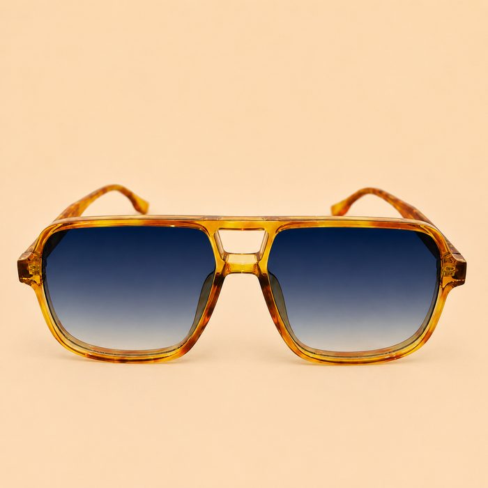 The Miami Vice Yellow Blue Sunglasses