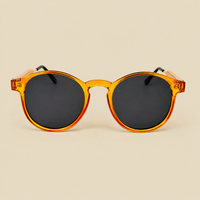 Las gafas de sol clásicas amarillas de Miami