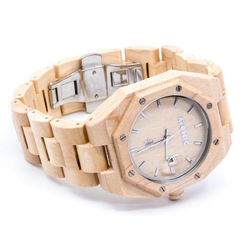 Men's Bamboo Watch with Screws - Wynwood Shop