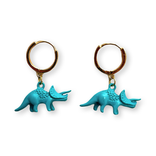 The Triceratops Earrings