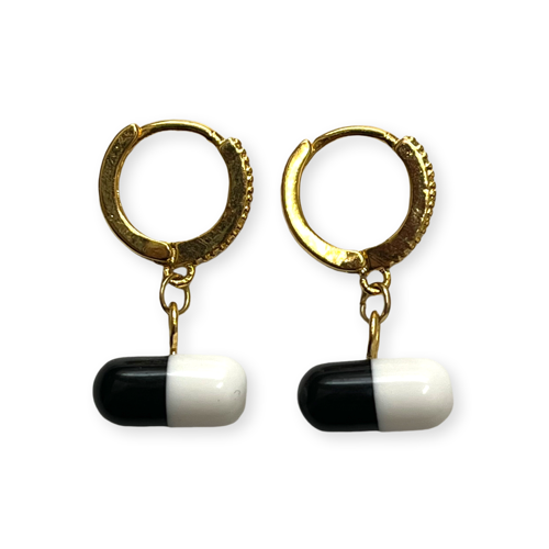 The Pill Hoop Earrings