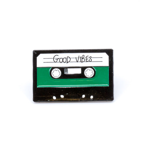 Good Vibes Tape Enamel Pin - Wynwood Shop