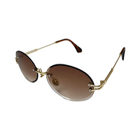 The Oval Frameless Sunglasses - Wynwood Shop
