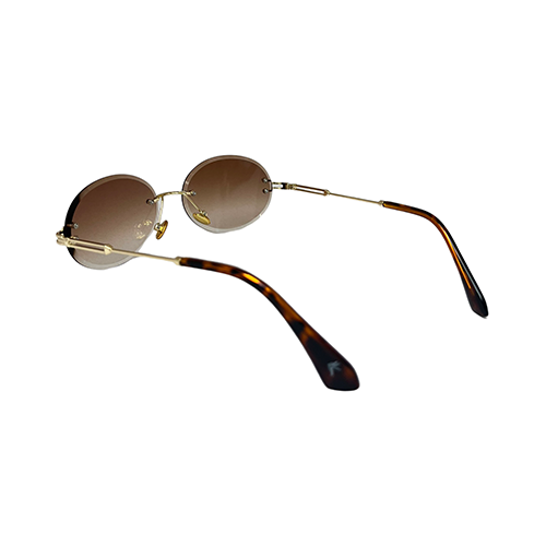 The Oval Frameless Sunglasses - Wynwood Shop