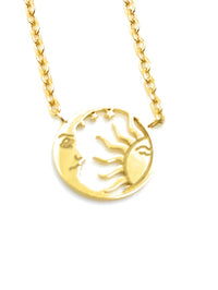 Moon and Sun Esoteric Necklace - Wynwood Shop